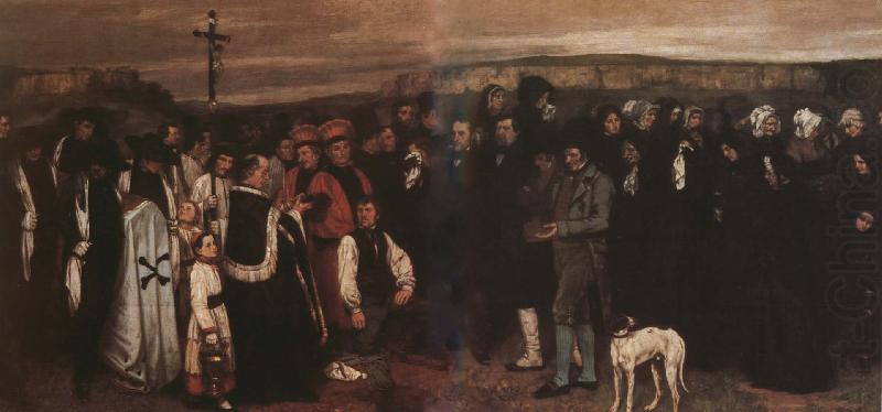 Gustave Courbet Interment china oil painting image